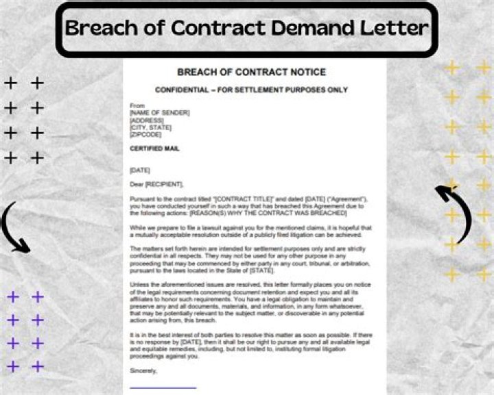 How do you write a breach of contract letter