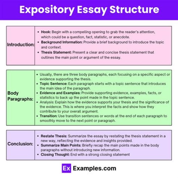 How do you write a expository essay plan