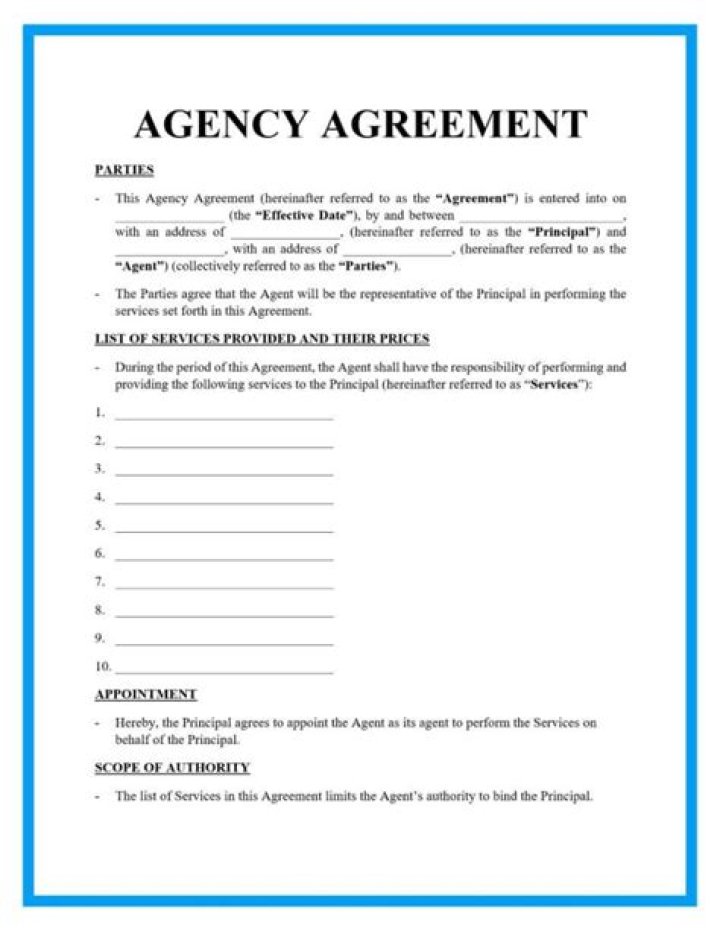 How do you write a legal document for an agreement