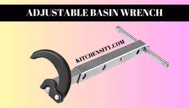 How does a adjustable basin wrench work
