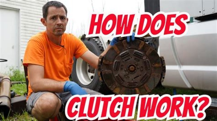 How does a semi truck clutch work