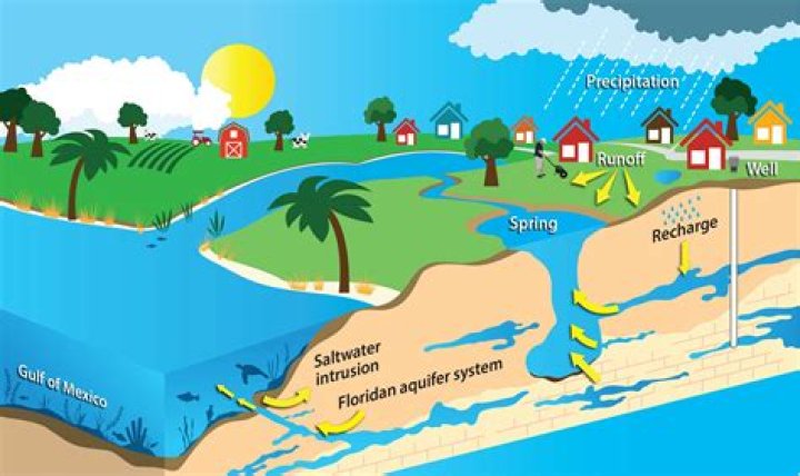 How does a spring work water