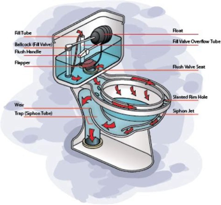 How does toilet Syphon work