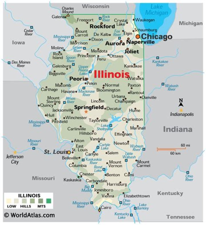 How far is Illinois from Japan
