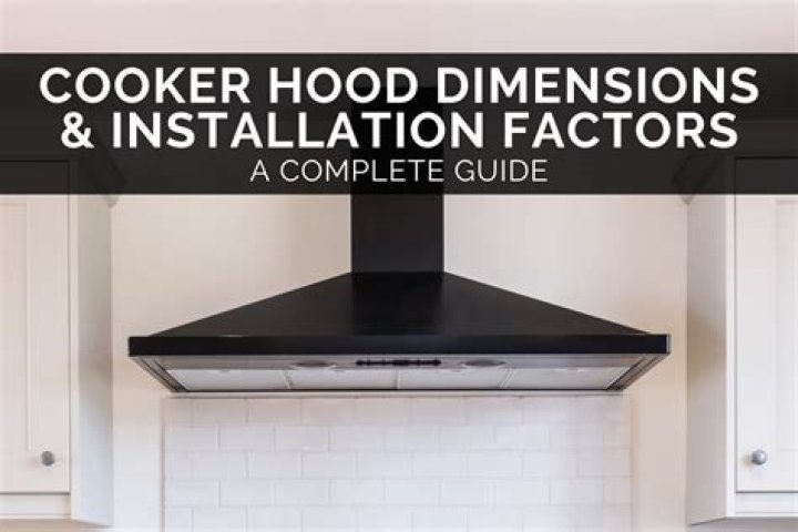 How high should I fit my cooker hood