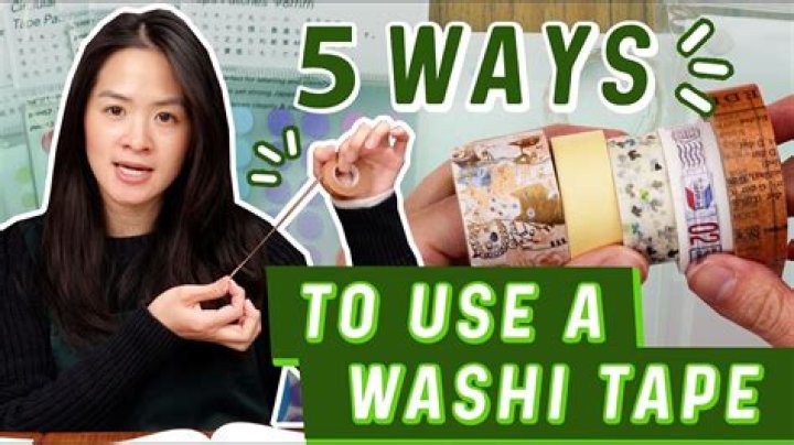 How is washi tape different