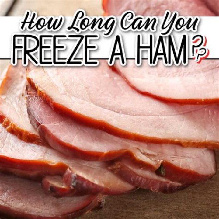 How long can you freeze a ham for