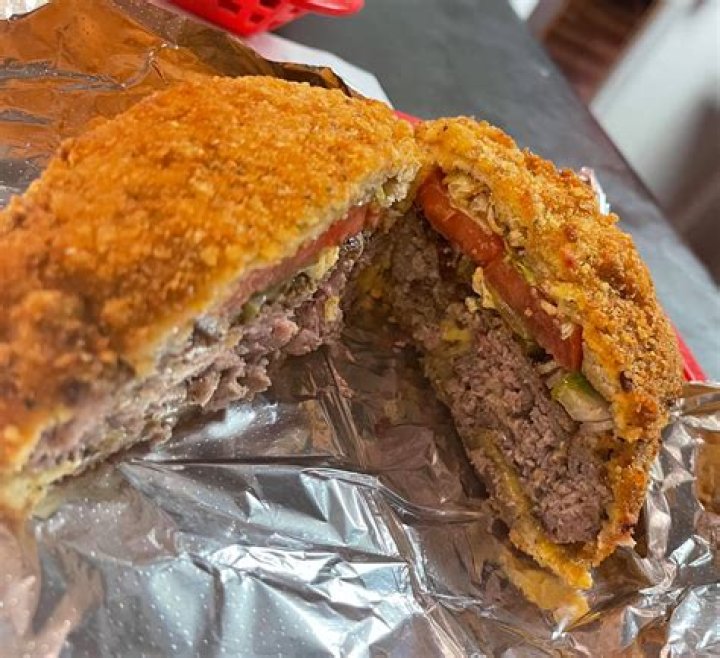 How long do you deep fry burgers for