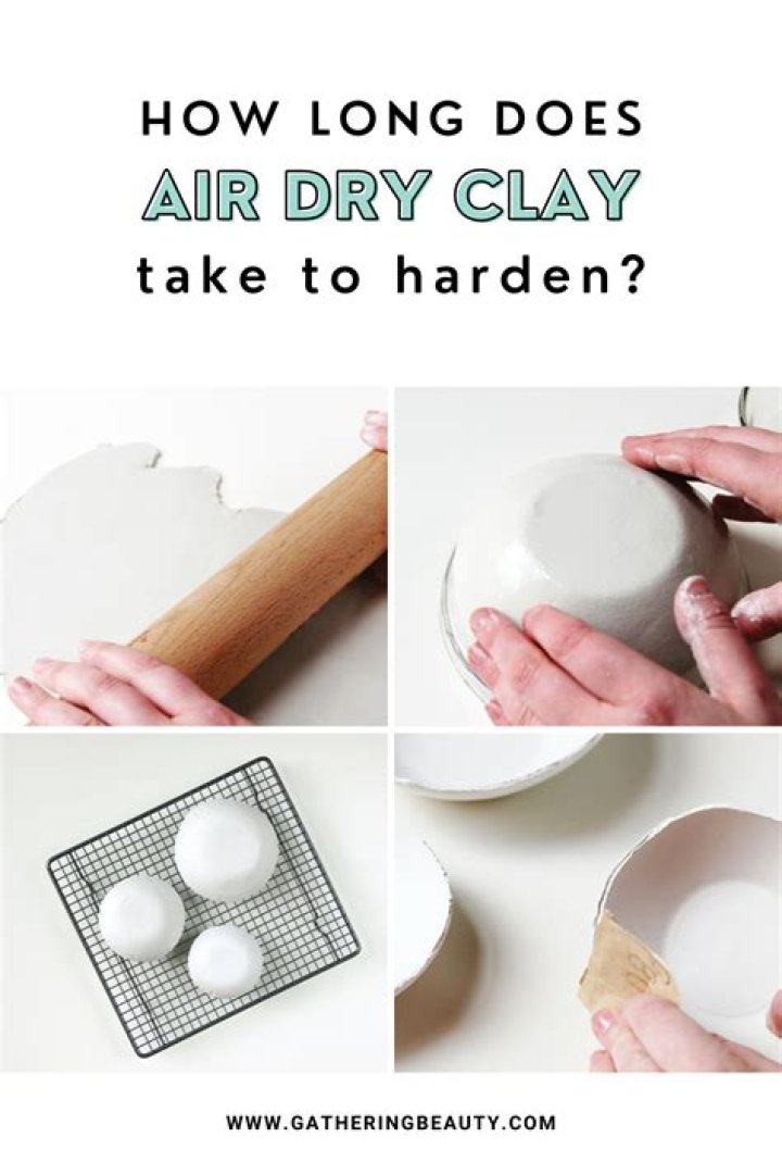 How long does it take foam clay to dry