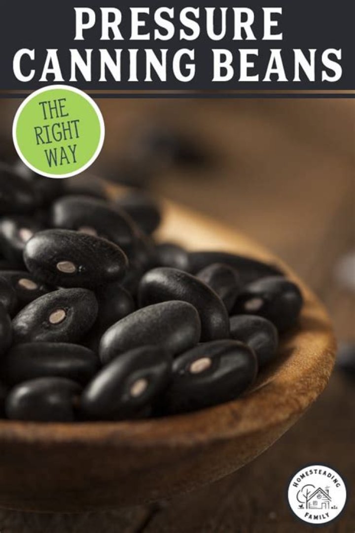 How long to pressure can black beans