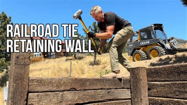 How long will railroad tie retaining wall last