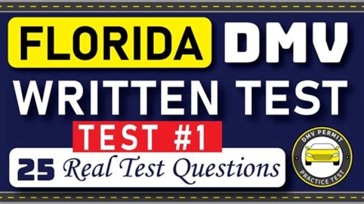 How many questions are on the written test in Florida