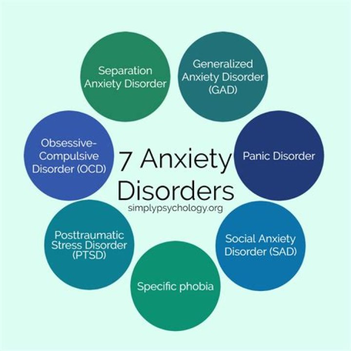 How many types of anxiety disorders are recognized in DSM 5