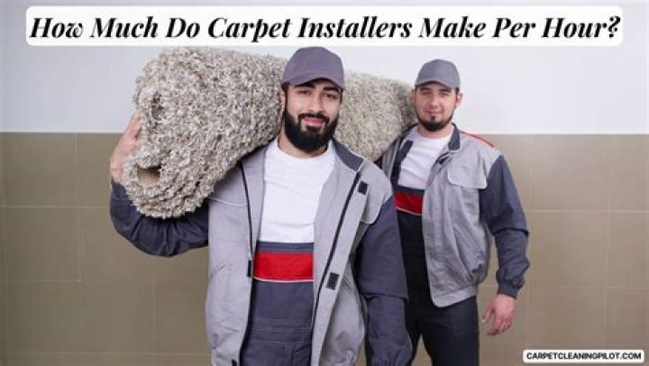 How much do carpet installers make per yard