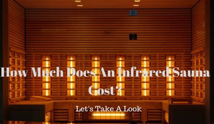 How much does a infrared sauna cost