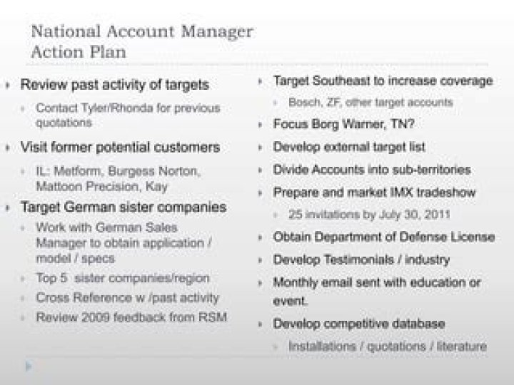How much does a national account manager make