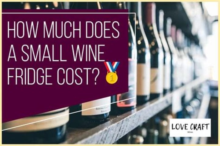 How much does a wine fridge cost