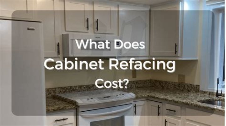 How much does it cost for kitchen cabinet refacing