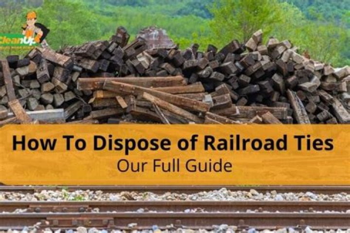 How much does it cost to dispose of railroad ties