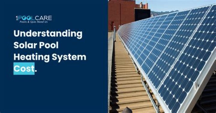 How much does solar pool heating cost