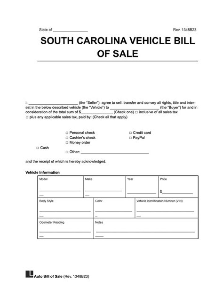 How much is a replacement car title in SC