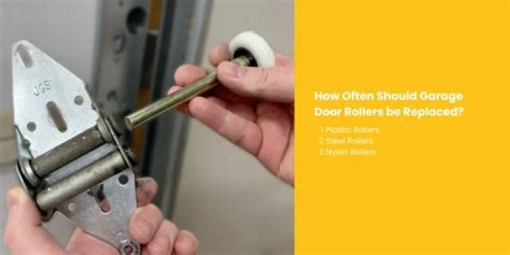 How often should garage door rollers be replaced