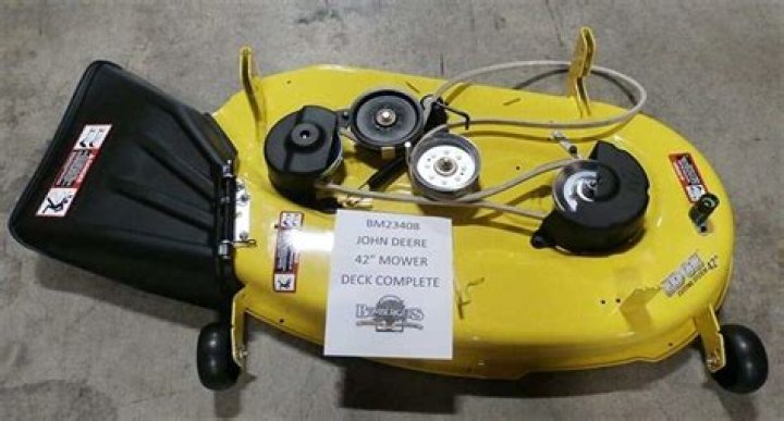 How wide is a 42 inch mower deck