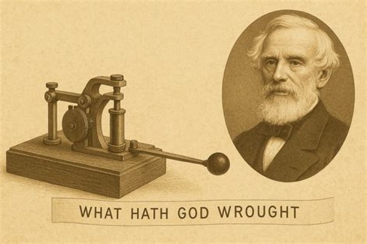 In what year was the first telegraph message transmitted