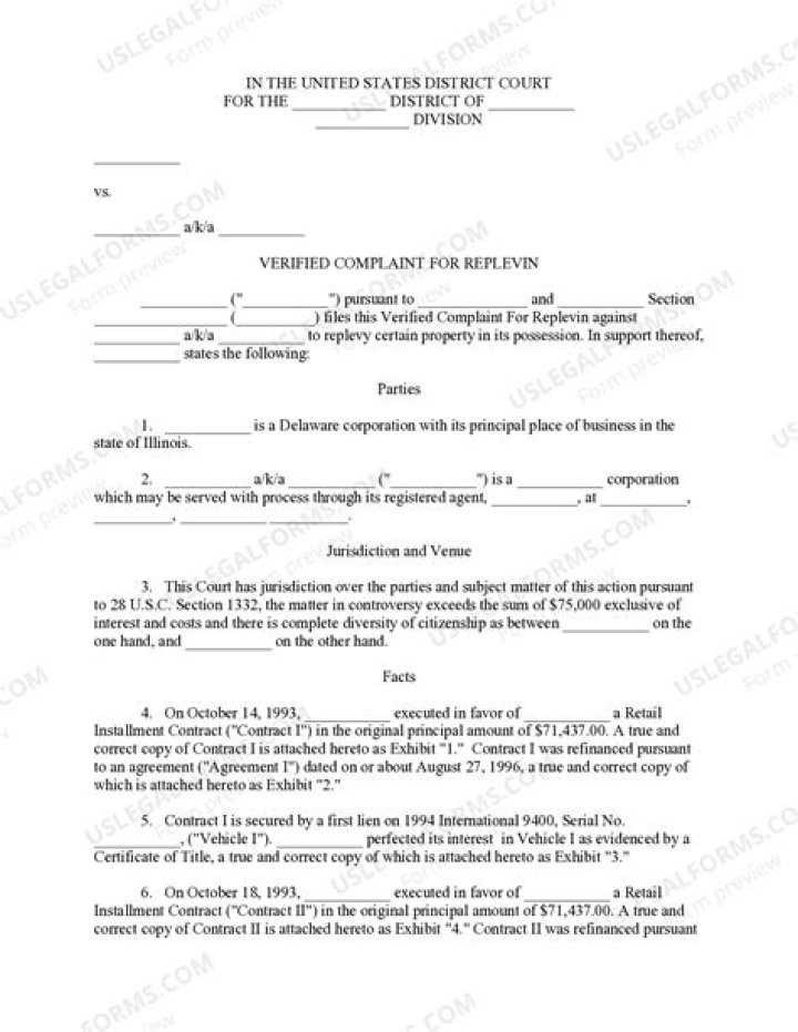 Is a complaint in a divorce action required to be verified