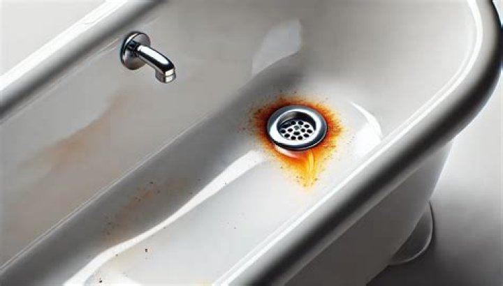 Is a rusty bathtub dangerous