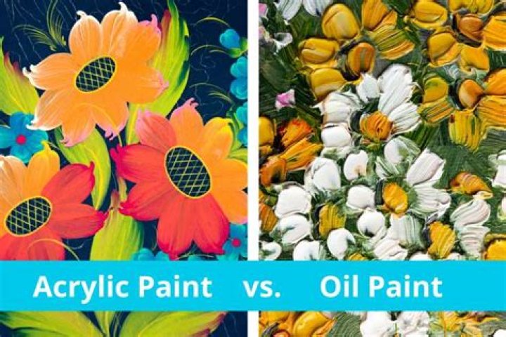 Is acrylic paint the same as oil paint