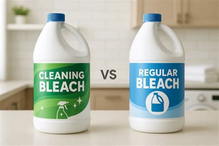 Is cleaning bleach the same as regular bleach