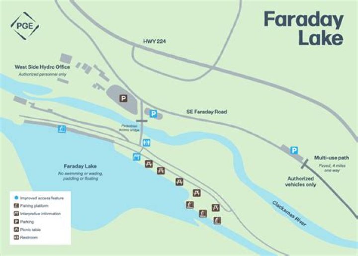 Is Faraday lake open for fishing