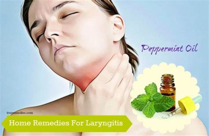 Is Peppermint good for laryngitis