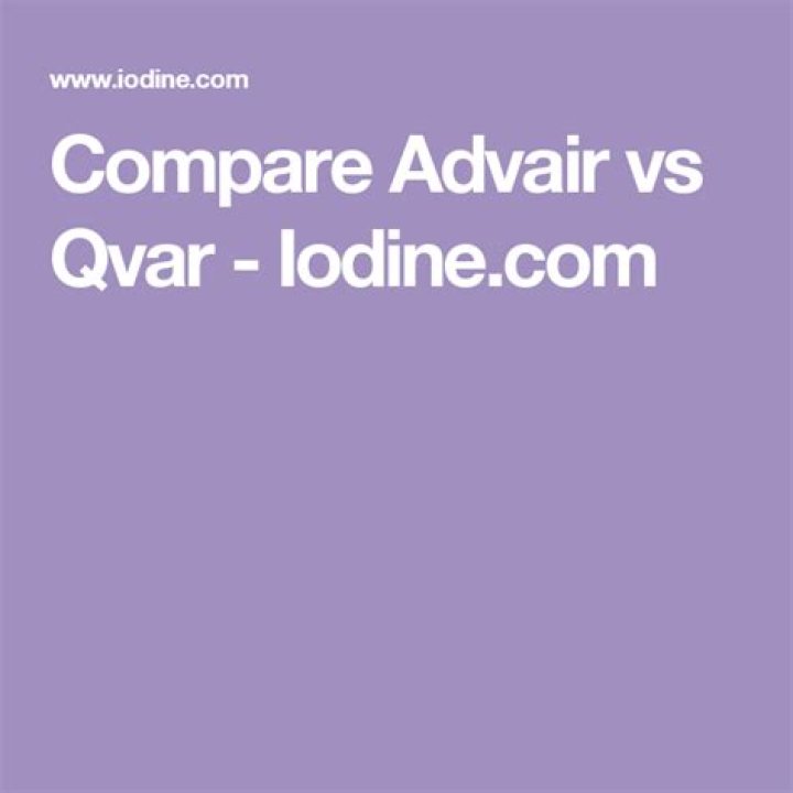 Is Qvar better than Advair
