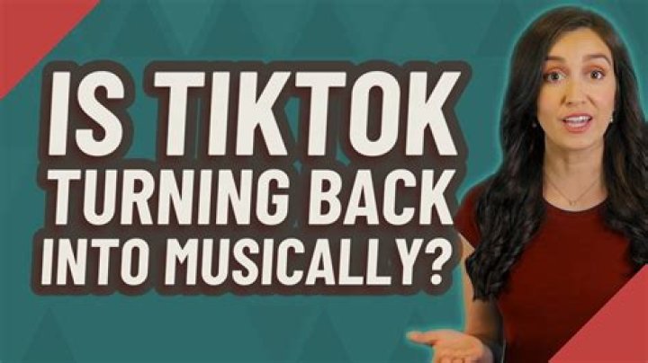 Is TikTok turning back into musically