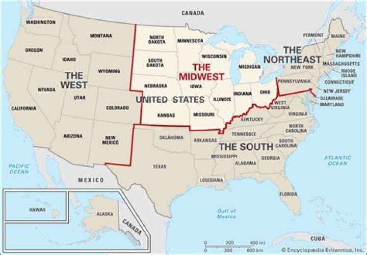 Is Utah considered Midwest