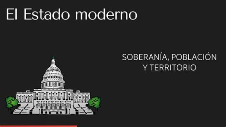 ¿Qué es el estado moderno