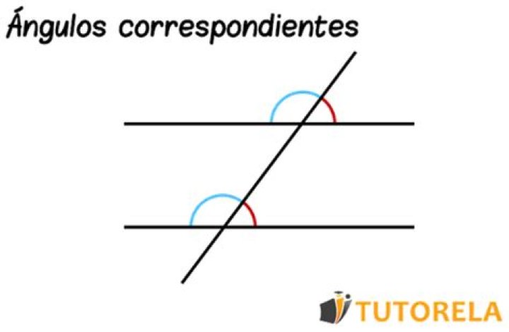 ¿Qué son angulos correspondientes ejemplos