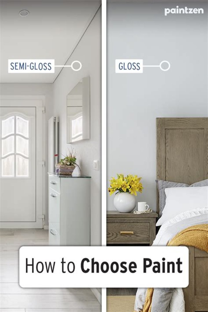 Should you use semi gloss paint in a bedroom