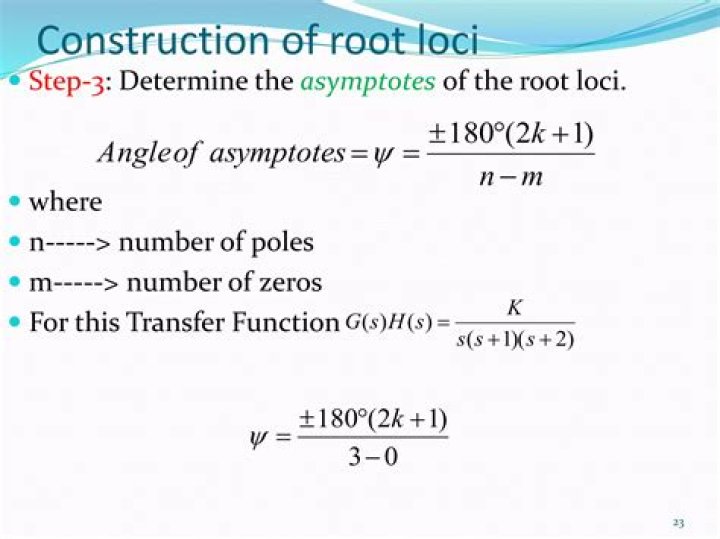 What are Asymptotes in root locus