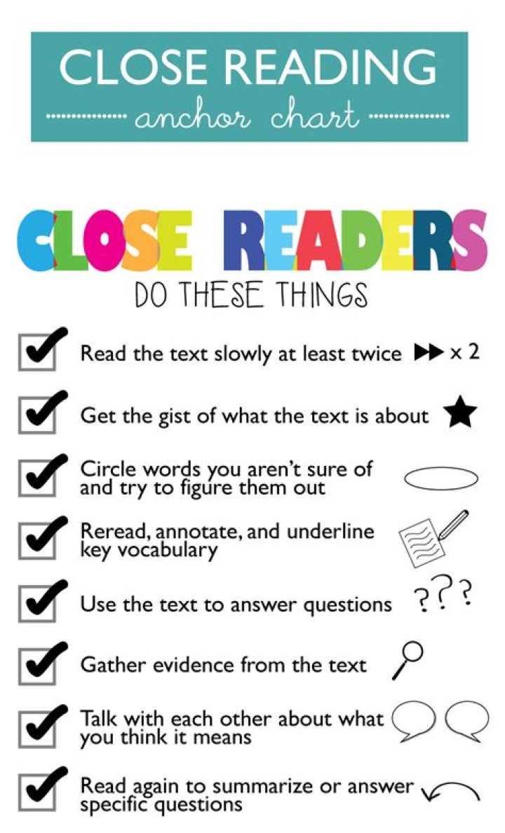 What are close reading techniques