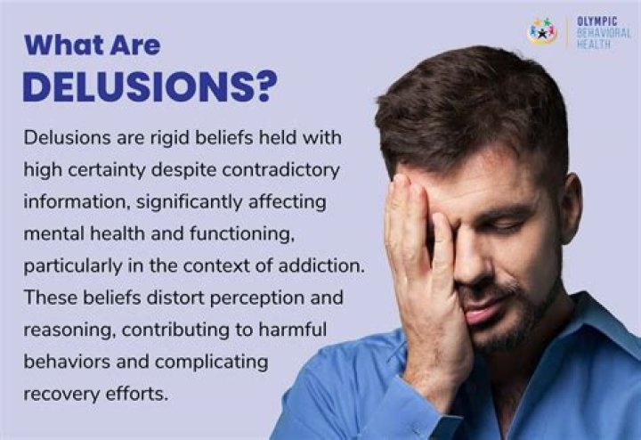 What are delusions a symptom of