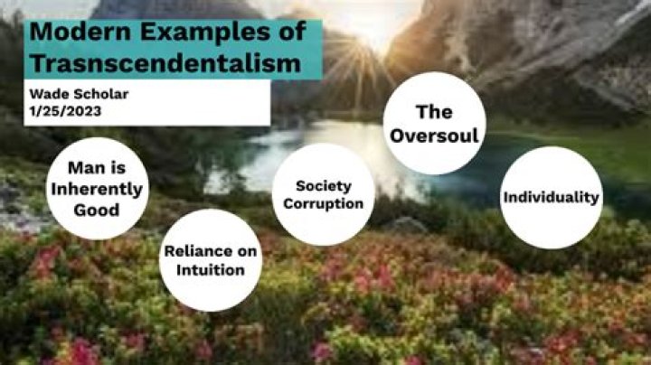 What are examples of transcendentalism