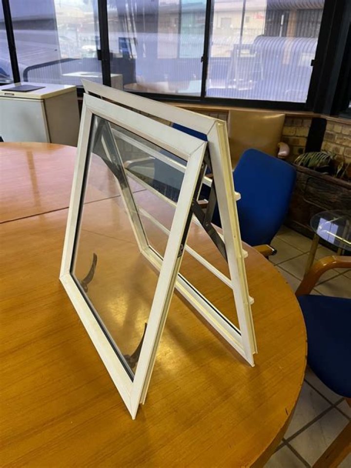 What are plastic window frames made of