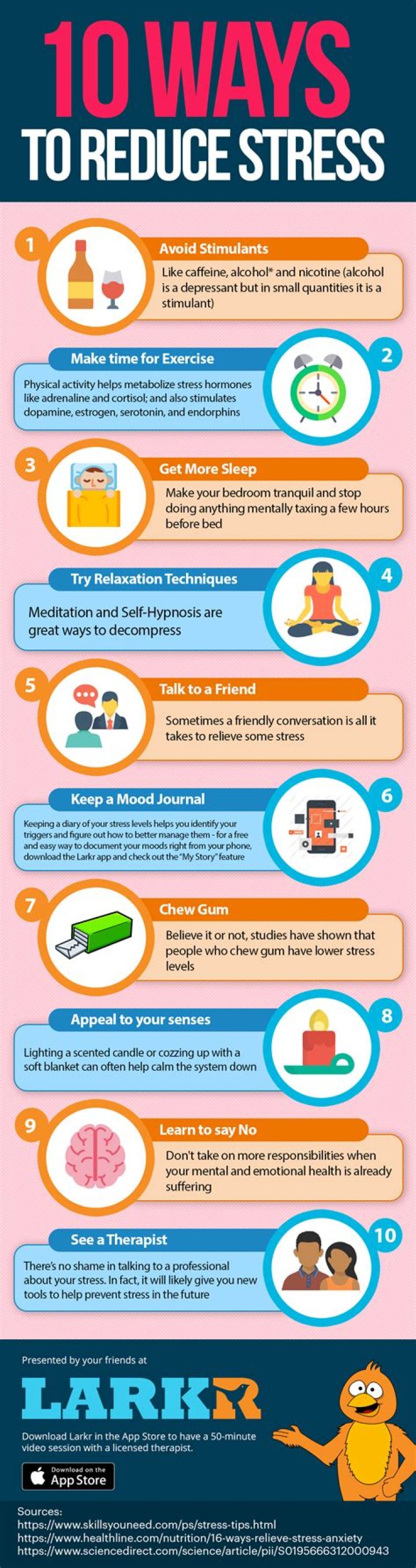 What are some ways to destress