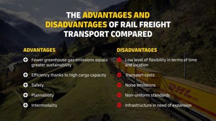 What are the benefits of rail transport