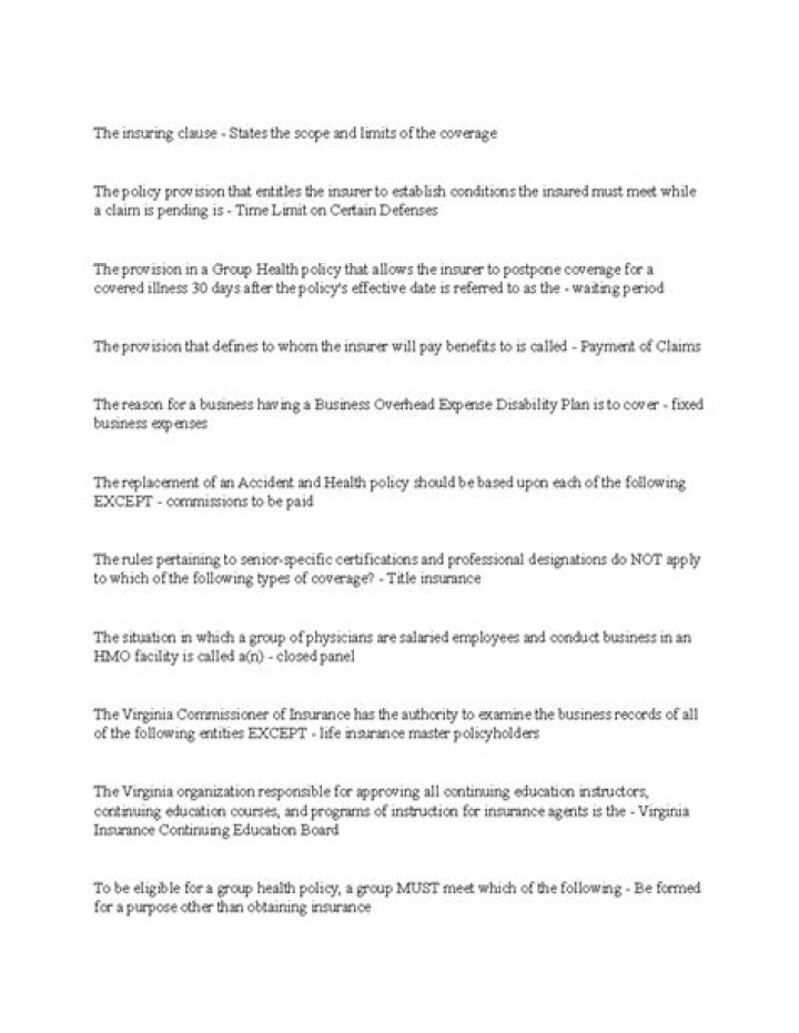 What are the functions of an insuring clause