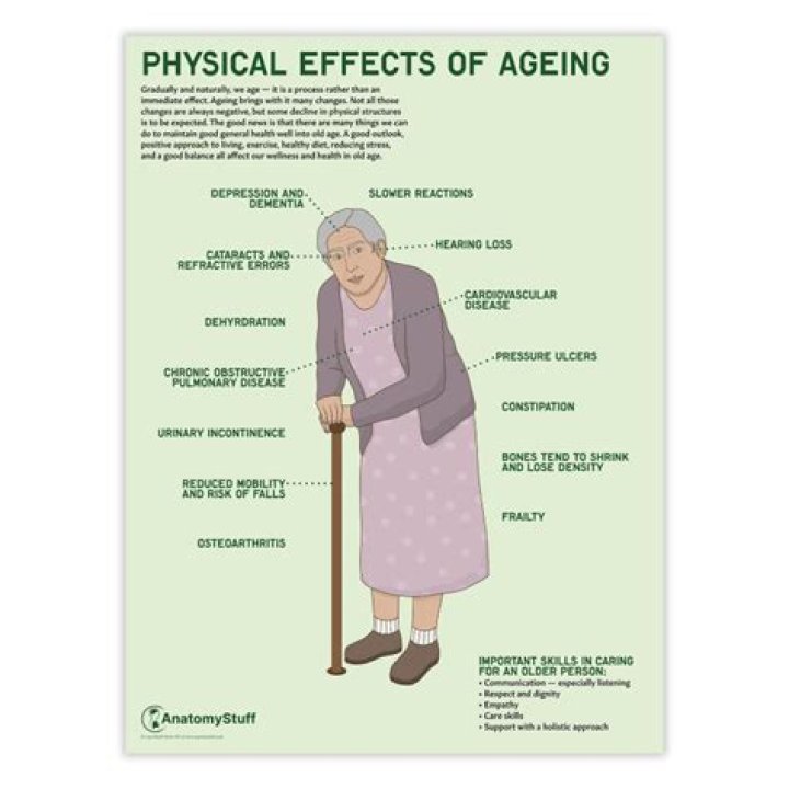What are the general physical changes associated with Ageing