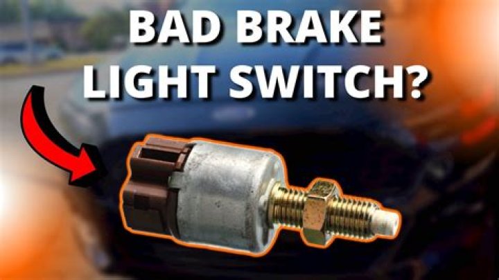 What are the symptoms of a bad brake switch